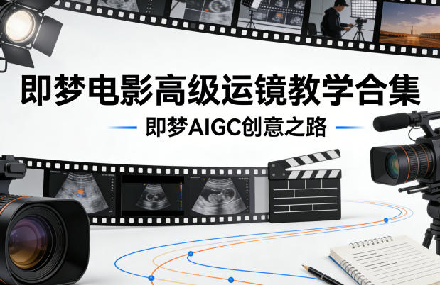 即梦电影高级运镜教学合集，即梦AIGC创意之路-伏羲SAAS