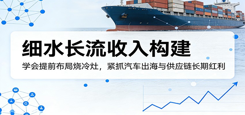 付费文章:细水长流收入构建,学会提前布局烧冷灶,紧抓汽车出海与供应链长期红利-伏羲SAAS