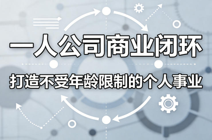 一人公司商业闭环，打造一份不受年龄限制的个人事业-伏羲SAAS