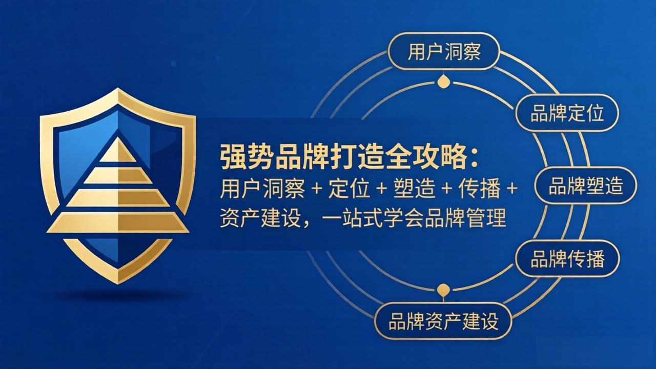 强势品牌打造全攻略:用户洞察 + 定位 + 塑造 + 传播 + 资产建设,一站式学会品牌管理-伏羲SAAS