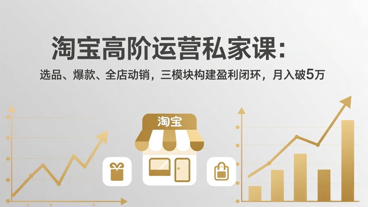 淘宝高阶运营私家课(更新26年4月-伏羲SAAS