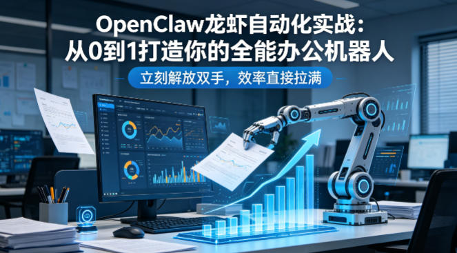 OpenClaw龙虾自动化实战：从0到1打造你的全能办公机器人，立刻解放双手，效率直接拉满-伏羲SAAS