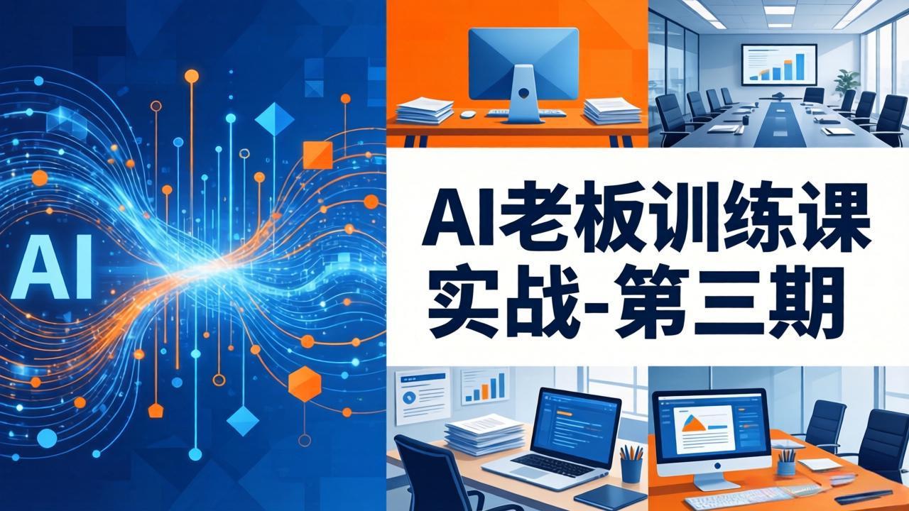 AI老板训练课实战-第三期：AI+内容应用落地教学，从0到1打通AI变现完整路径-伏羲SAAS