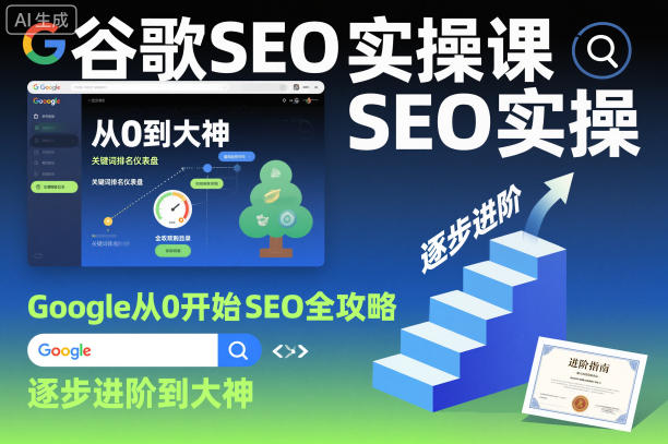 谷歌SEO实操课，Google从0开始SEO全攻略，逐步进阶到大神(更新26年)-伏羲SAAS