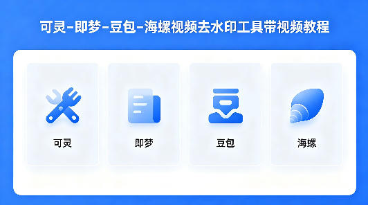 可灵–即梦–豆包–海螺视频去水印工具带视频教程-伏羲SAAS