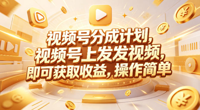 视频号分成计划，599元众筹的Red团队课程，视频号上发发视频，即可获取收益，操作简单-伏羲SAAS