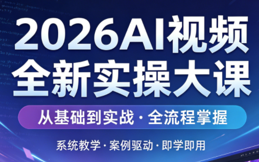 2026AI视频全新实操大课-伏羲SAAS