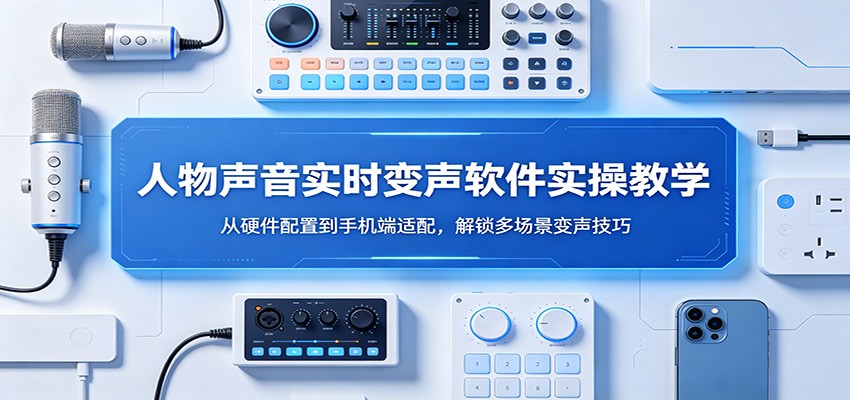 人物声音实时变声软件实操教学：从硬件配置到手机端适配，解锁多场景变声技巧-伏羲SAAS