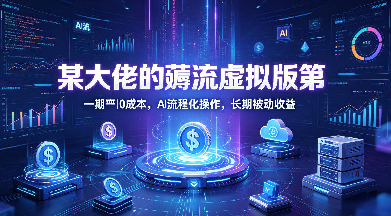 某大佬的薅流虚拟版第一期丨0成本，AI流程化操作，长期被动收益-伏羲SAAS