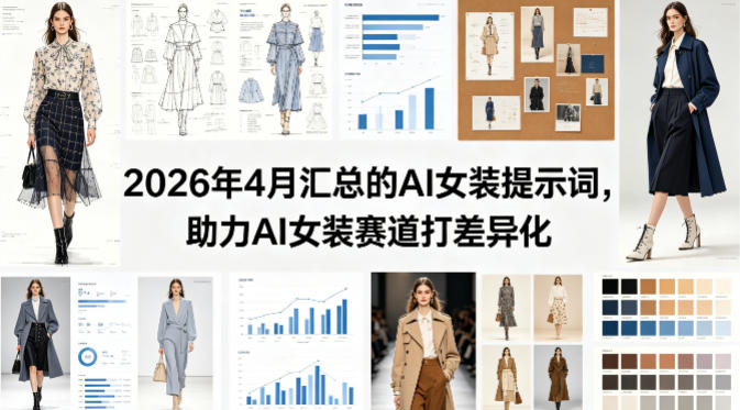 2026年4月汇总的AI女装提示词，助力AI女装赛道打差异化-伏羲SAAS
