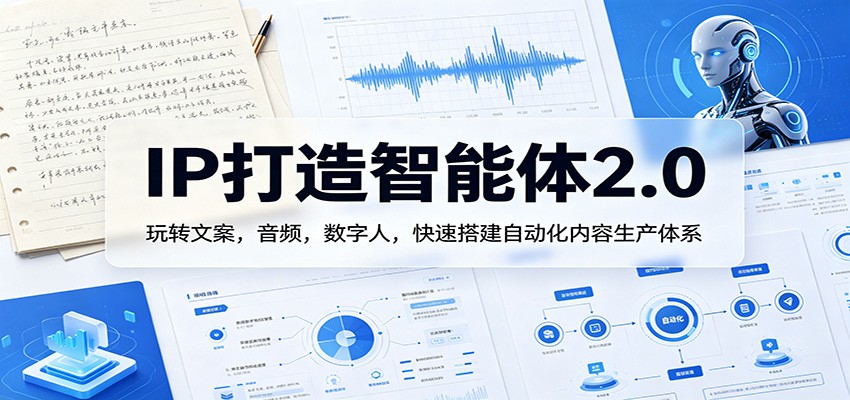 IP打造智能体2.0：玩转文案，音频，数字人，快速搭建自动化内容生产体系-伏羲SAAS