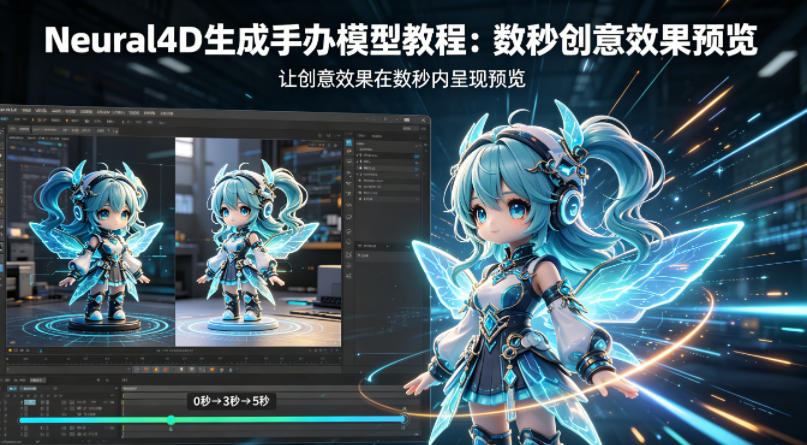 Neural4D生成手办模型教程，让创意效果在数秒内呈现预览-伏羲SAAS