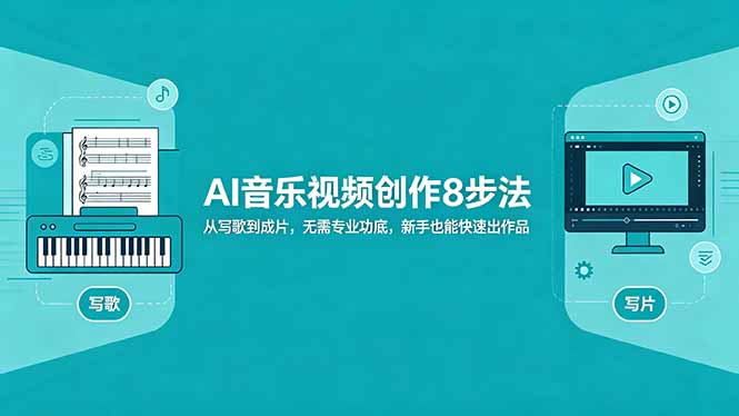AI音乐视频创作8步法：从写歌到成片，无需专业功底，新手也能快速出作品-伏羲SAAS