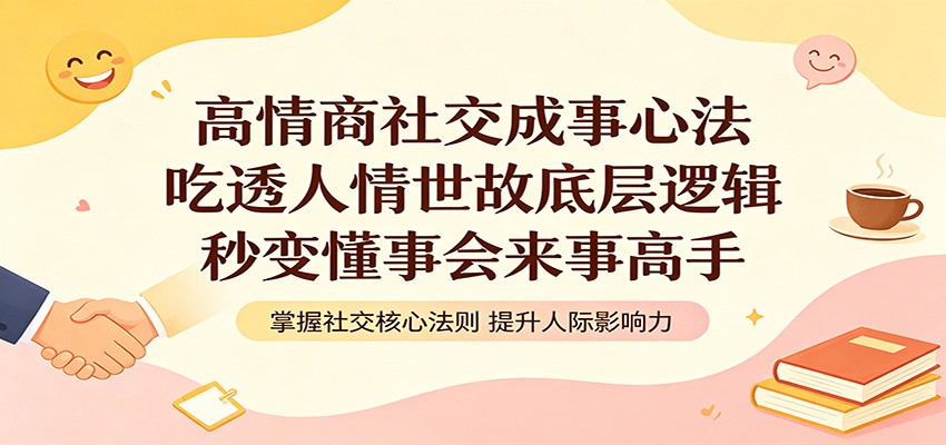 高情商社交成事心法：吃透人情世故底层逻辑，秒变懂事会来事高手-伏羲SAAS