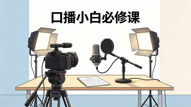 口播小白必修课:录像收音灯光设备+脚本撰写,搭专业级录制场景-伏羲SAAS