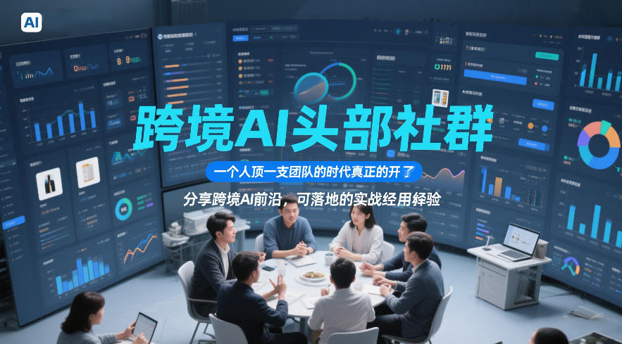 跨境AI头部社群，一个人顶一支团队的时代真正的开始了，分享跨境AI前沿，可落地的实战经验(更新5月11日)-伏羲SAAS
