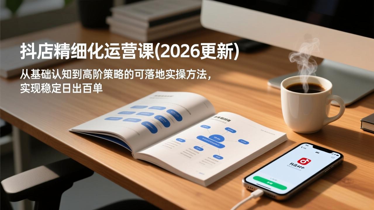 抖店精细化运营课(更新5月-伏羲SAAS