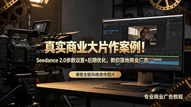 真实商业大片作案例！Seedance 2.0参数设置+后期优化，教你落地商业广告-伏羲SAAS