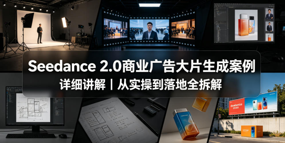 Seedance 2.0商业广告大片生成案例详细讲解｜从实操到落地全拆解-伏羲SAAS