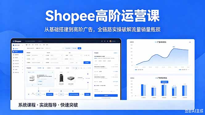 Shopee高阶运营课-2026年5月更新，从基础搭建到高阶广告，全链路实操破解流量销量瓶颈-伏羲SAAS