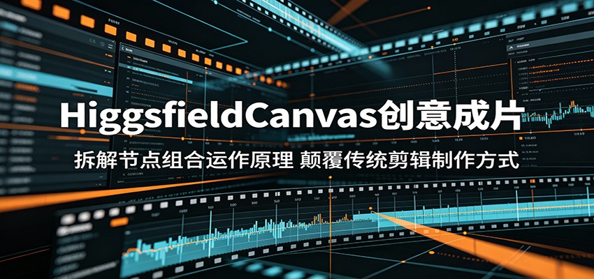 HiggsfieldCanvas创意成片:拆解节点组合运作原理,颠覆传统剪辑制作方式-伏羲SAAS