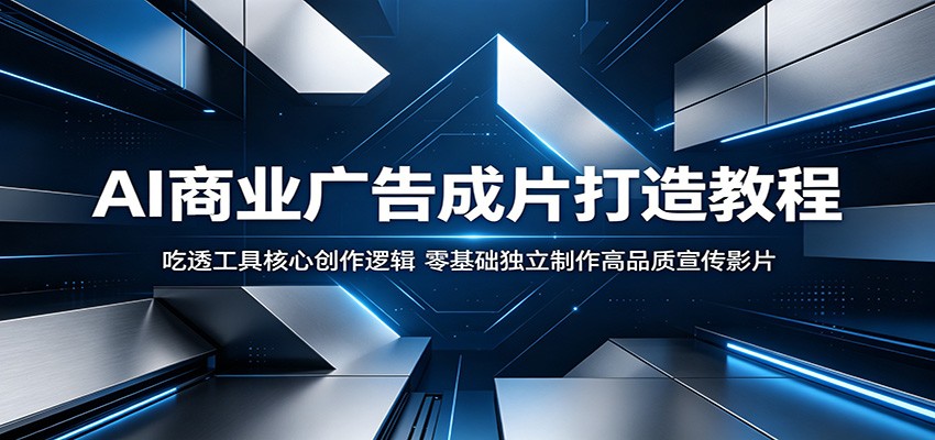 AI商业广告成片打造教程:吃透工具核心创作逻辑,零基础独立制作高品质宣传影片-伏羲SAAS