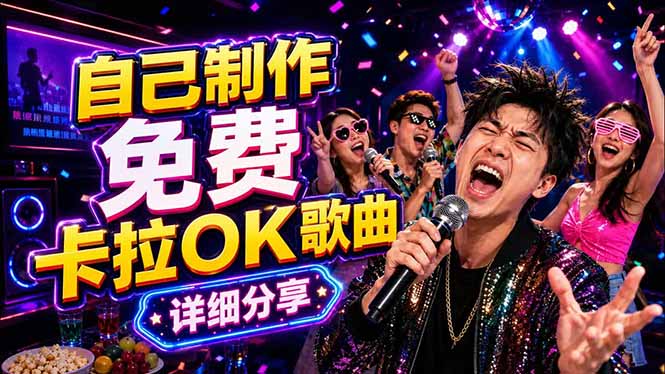 免费卡拉OK歌曲制作全攻略：音轨分离字幕制作，零基础快速做出专业K歌视频-伏羲SAAS