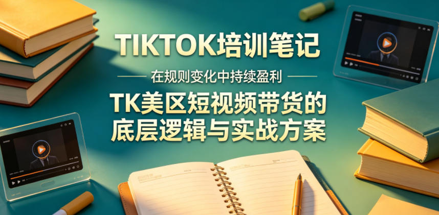 视界跨境TIKTOK4月17培训笔记,在规则变化中持续盈利,TK美区短视频带货的底层逻辑与实战方案【文档】-伏羲SAAS
