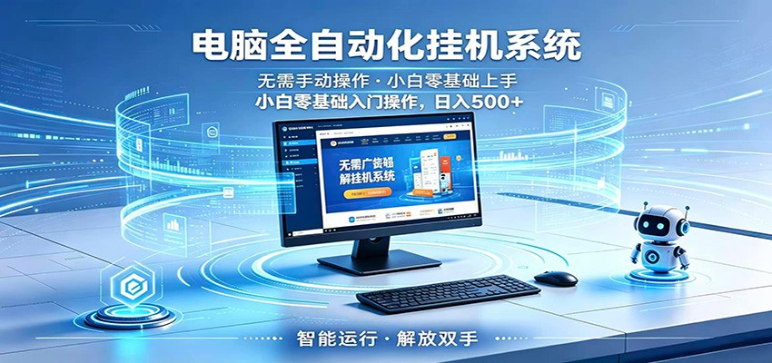 智能广告挂机无需值守，小白上手轻松实现每日增收-伏羲SAAS