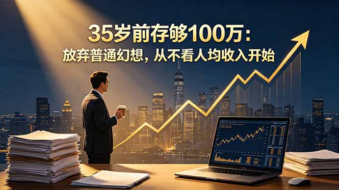 35岁前存够100万：放弃普通幻想，从不看人均收入开始-伏羲SAAS