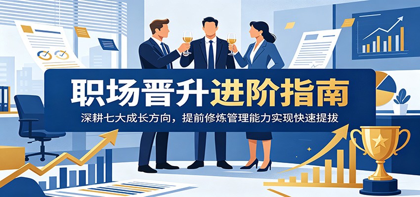 职场晋升进阶指南：深耕七大成长方向，提前修炼管理能力实现快速提拔-伏羲SAAS