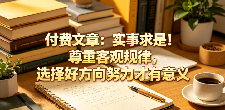付费文章：实事求是！尊重客观规律，选择好方向努力才有意义-伏羲SAAS