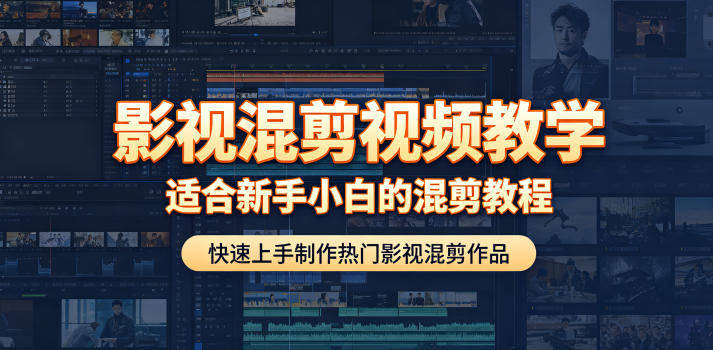 影视混剪视频教学，适合新手小白的混剪教程，快速上手制作热门影视混剪作品-伏羲SAAS