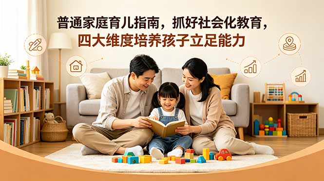付费文章：普通家庭育儿指南，抓好社会化教育，四大维度培养孩子立足能力-伏羲SAAS