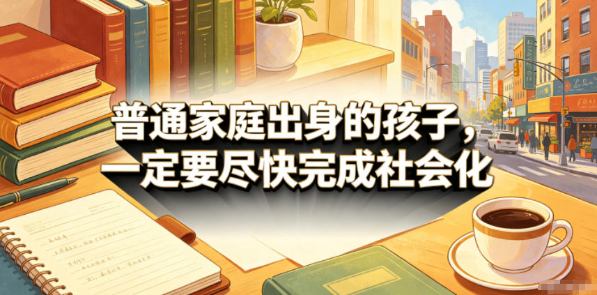 付费文章：普通家庭出身的孩子，一定要尽快完成社会化-伏羲SAAS