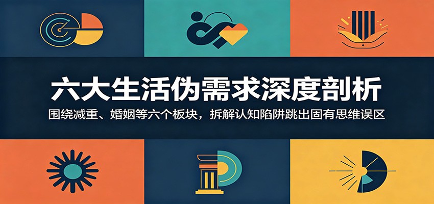 六大生活伪需求深度剖析：围绕减重、婚姻等六个板块，拆解认知陷阱跳出固有思维误区-伏羲SAAS