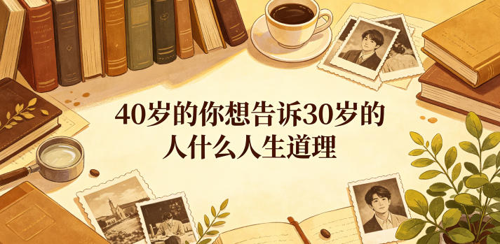 公众号付费文章:40岁的你想告诉30岁的人什么人生道理?-伏羲SAAS