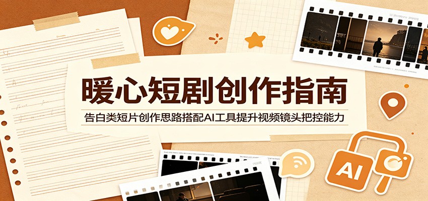 暖心短剧创作指南:告白类短片创作思路搭配AI工具提升视频镜头把控能力-伏羲SAAS