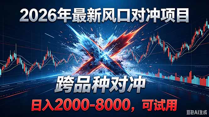 2026创业新风口!最新对冲!跨品种对冲!日收益2000-6000+-伏羲SAAS