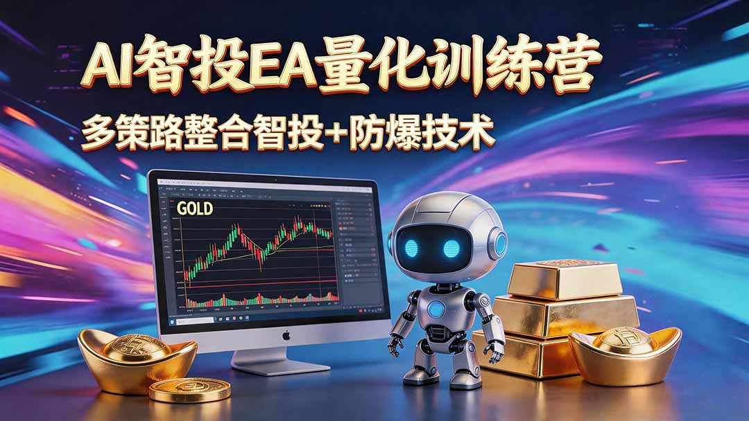 AI智投EA量化运营技术,自动化黄金操盘技术,小白也可以轻松上手日入1000+-伏羲SAAS