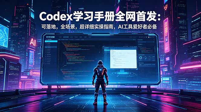 Codex学习手册全网首发:可落地,全场景,超详细实操指南,AI工具爱好者必备-伏羲SAAS