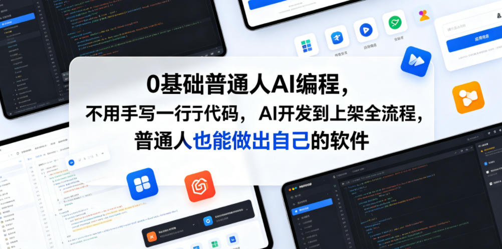 0基础普通人AI编程，不用手写一行代码，AI开发到上架全流程，普通人也能做出自己的软件-伏羲SAAS
