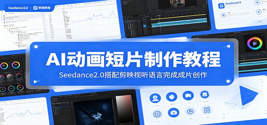 AI动画短片制作教程:Seedance2.0搭配剪映视听语言完成成片创作-伏羲SAAS