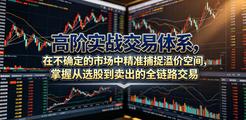高阶实战交易体系，在不确定的市场中精准捕捉溢价空间，掌握从选股到卖出的全链路交易心法(更新6月)-伏羲SAAS