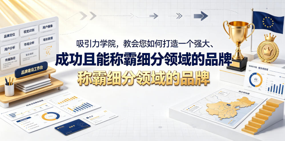 吸引力学院，教会您如何打造一个强大、成功且能称霸细分领域的品牌！【原创双语字幕】-伏羲SAAS