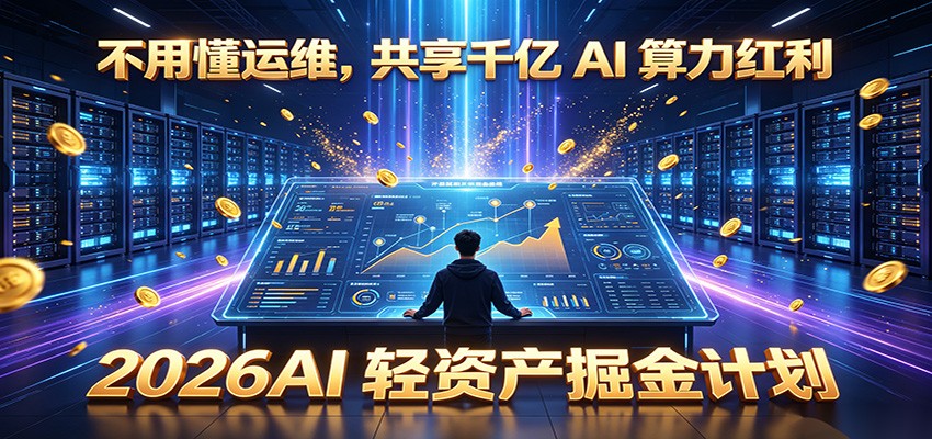 不用懂运维，共享千亿 AI 算力红利，2026AI 轻资产掘金计划-伏羲SAAS