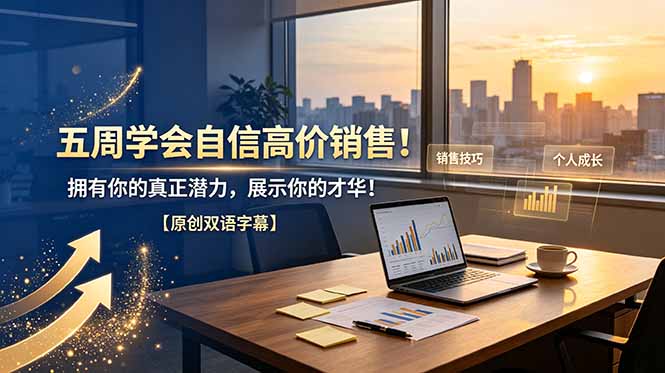 五周学会自信高价销售！拥有你的真正潜力，展示你的才华！【原创双语字幕】-伏羲SAAS