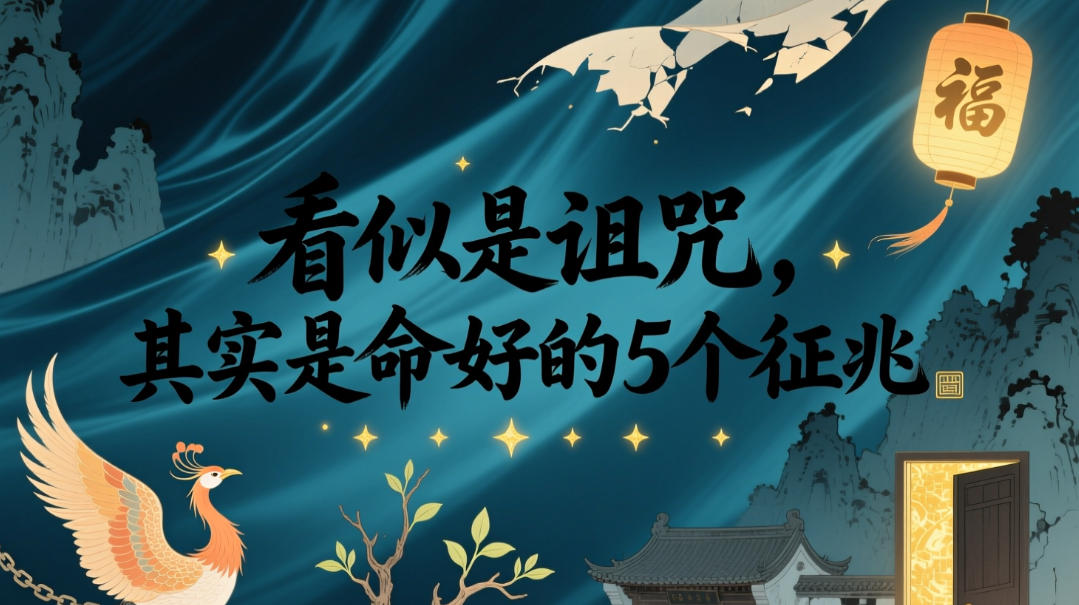 付费文章：看似是诅咒，其实是命好的5个征兆-伏羲SAAS
