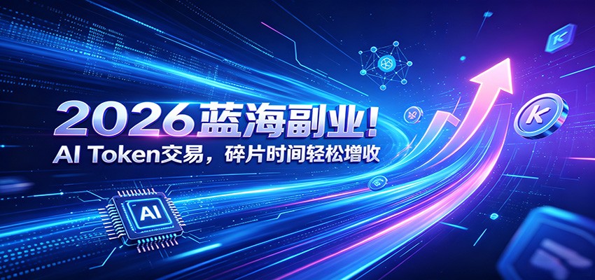 2026蓝海副业！AI Token交易，碎片时间轻松增收-伏羲SAAS