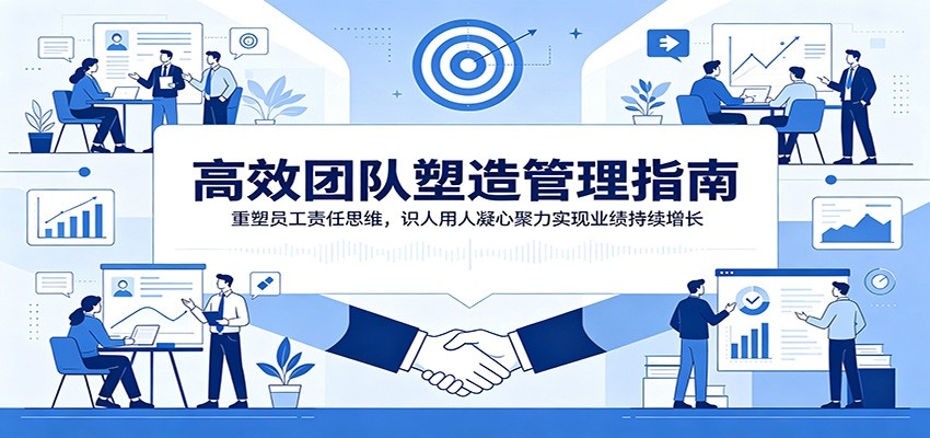 高效团队塑造管理指南：重塑员工责任思维，识人用人凝心聚力实现业绩持续增长-伏羲SAAS